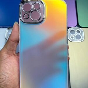 Case IMD Warna Camera Protect Silver Casing Handphone Hardcase Hologram