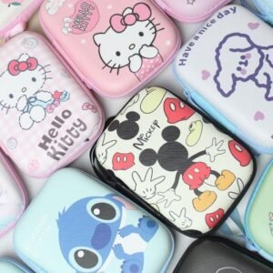 Storage Bag Organizer Motif Tas Penyimpanan Kabel Charger Handsfree