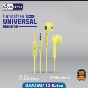 Handsfree Excellence Universal Finch Macaron Earphone