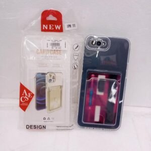 Case TPU Transparan Card Pocket Casing Handphone Softcase Bening