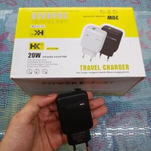 Kepala Charger HK QC3.0 20W D58 1 USB isi 10/1 pcs Kepala Charger Handphone