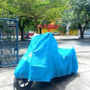 Cover Motor Size L (Besar) bahan PVC kuat dan lentur