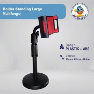 Holder Multifungsi Standing Bracket Large Holder Handphone Aksesoris Plastik Penyangga