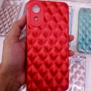 Case 3D Lambskin Metallic Casing Handphone Softcase