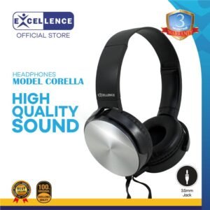 Handsfree Excellence Corella High Quality Sound Peredam Kebisingan Headphone Earphones Handphone
