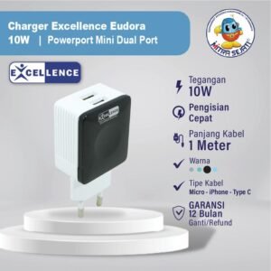 EXCELLENCE Travel Charger Eudora 2.1A fast Charging 2 Port USB
