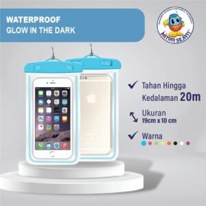 Case Waterproof Glow In the Dark Casing Untuk Berenang
