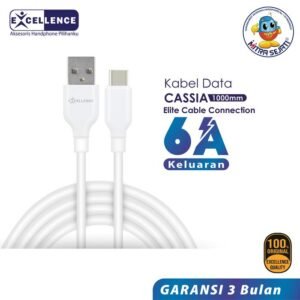 Kabel Data Excellence Cassia 6A untuk Lightning/Micro USB/Type-C