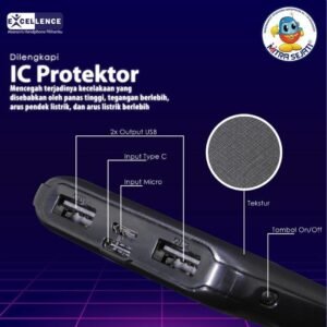 EXCELLENCE Powerbank Fast Charging 10.000mAh Ascaro