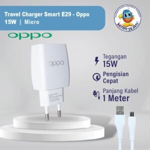 Charger Smart E29 3.1A Micro Oppo Branded Fast Charging