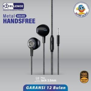 Handsfree Excellence Stereo Goldie Jack 3.5mm