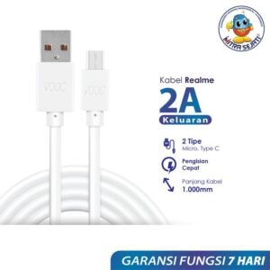 Kabel Data Pack Ori Realme Fast Charging untuk Micro USB dan Type-C