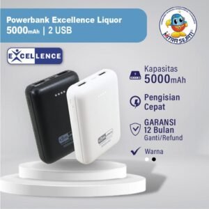 EXCELLENCE Powerbank Liquor 5000mAh Pengisian Cepat