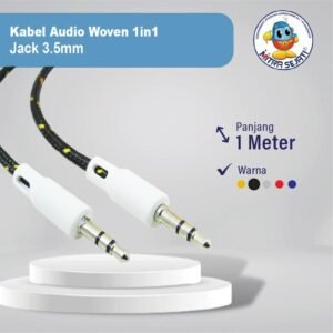 Kabel Audio Woven Jack 3.5mm 1in1