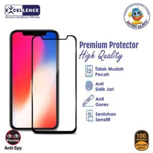 EXCELLENCE Tempered Glass Privacy Anti Spy Pelindung Layar Handphone untuk Realme