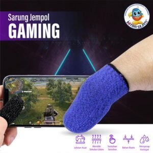 Sarung Jari Jempol Gaming Profesional Anti Keringat Dengan Sesitifitas Sentuhan Tinggi Untuk Pemain Games Mobile