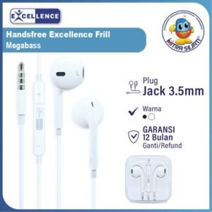 Headset EXCELLENCE FRILL Original Earphone Handsfree IN HEADPHONES